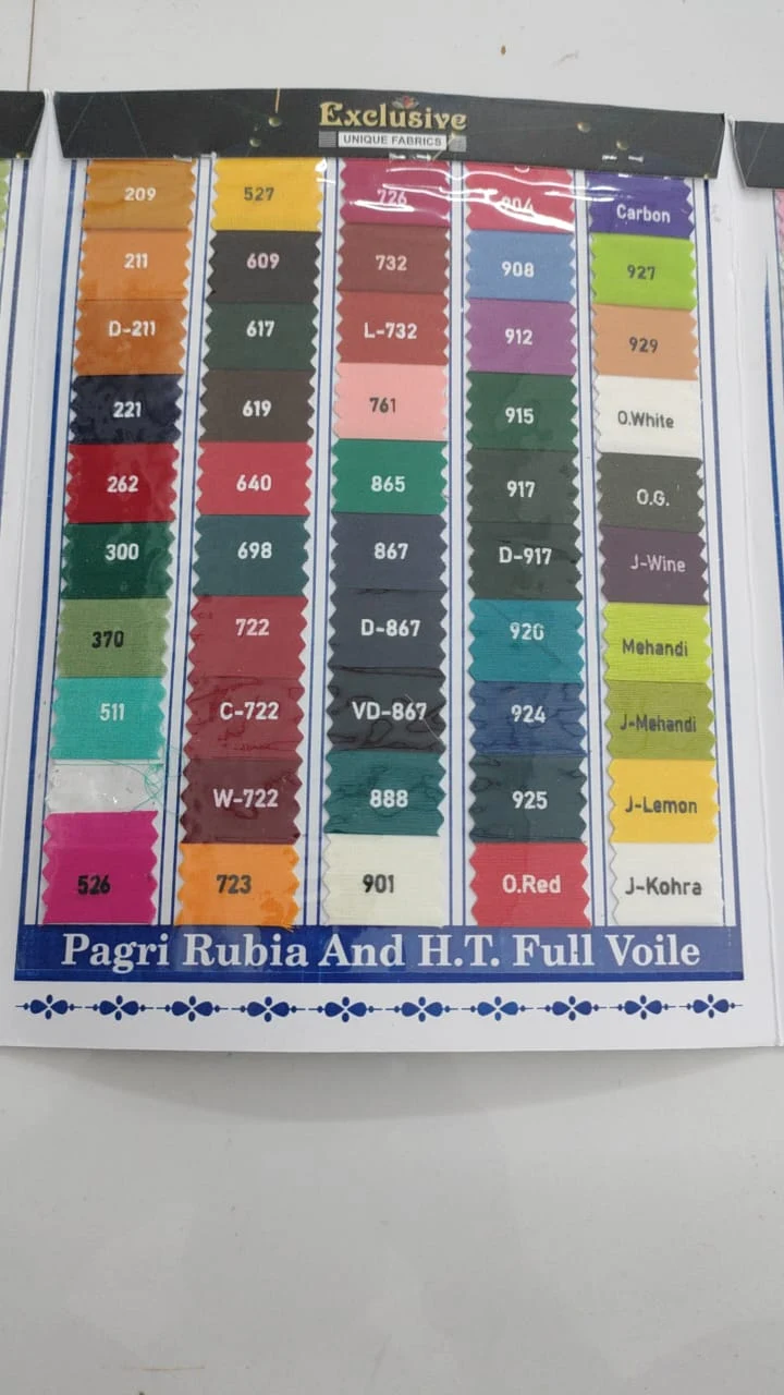 Cotton Astar shade chart showing shades 209 to J-Kohra including O.White, O.G., J-Wine, Mehandi, O.Red